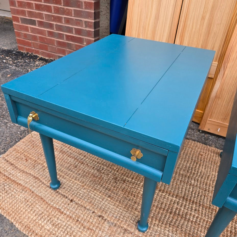 Melanie & Mitch Capri midcentury modern end tables